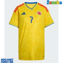 Kolumbija Luis Diaz #7 Domaci Dres za Ženska SP 2026 Kratak Rukav